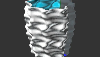 Ваза Ripple Wave 2