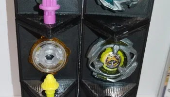 Модульный дисплей и футляр Trigon Bit-Lock Beyblade X. 5