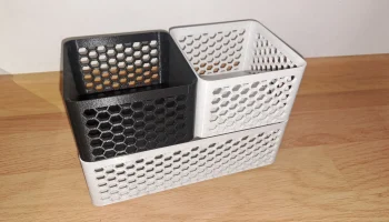 Simple organizer with hexagons grid 7