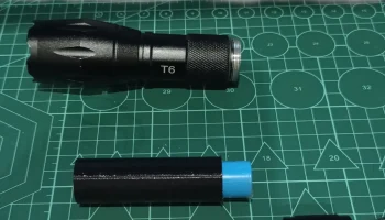 18650 АДАПТЕР АККУМУЛЯТОРА ДЛЯ ТАКТИЧЕСКОГО ФОНАРА XML-T6