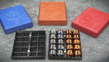 Коробка для кубиков 20xD6 с магнитами......