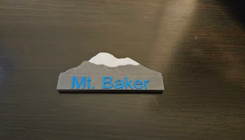 Магнит на холодильник Mount Baker