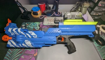 Крышка батарейного отсека Nerf Rival Nemesis - версия Ryobi 1
