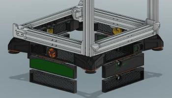 Плоская сетчатая юбка с широкими штанинами для Ender 3 NG 4