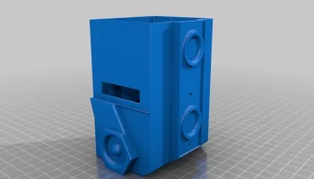 Робот Мистер Мех, напечатанный на 3D-принтере. ходит, дв... 3