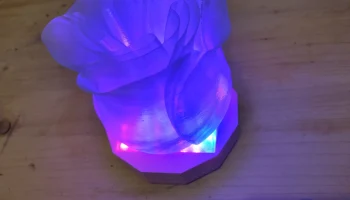 Спиральная ваза Rose Wled/Neopixel Lamp