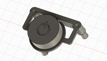 Запасная кнопка питания для магнитолы AEG KRC 4368 DAB+ 1