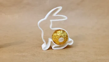 Пасхальный кролик с шоколадом Ferrero Rocher 2