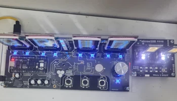 Крышка LCD st7735 Nixie Clock 2