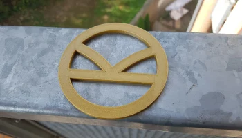 Магнит с логотипом Kingsman Golden Circle 3