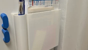 Держатель для документов и ручек на холодильник (ленточн...