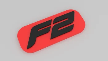 Магнит на холодильник Формула 2 - логотип F2...... 3