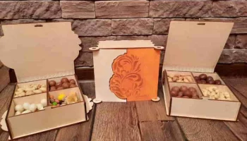 Коробка для конфет подарочная