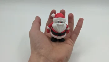 Сборная фигурка Деда-Мороза или Санта Клауса 3