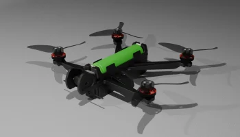 Улучшенный дрон «Nano Long Range» на 1х18650 1