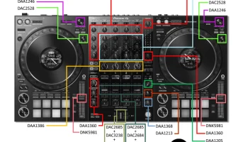 Ремонт ручки апфейдера Pioneer DDJ с системой P-Lock 4
