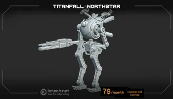 Механический механизм Titanfall Northstar Механический механизм Titanfall Northstar