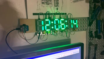 ESP32 Семисегментные цифровые часы с одинарной печатью -... 2