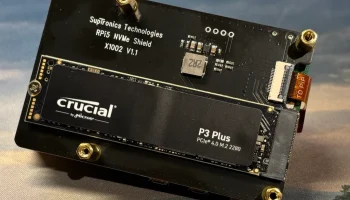 Корпус для Raspberry Pi 5 со шляпой NVMe 4