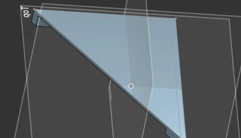 Приставной столик для двухъярусной кровати (простой)