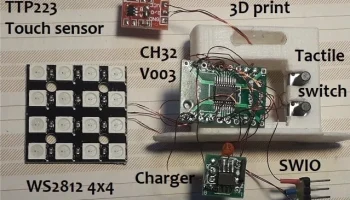 CH32V003 Часы из спичечных коробков 3