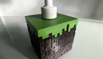 Дозатор для мыла Minecraft Grass Block 2