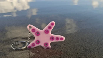 Брелок в виде морской звезды
