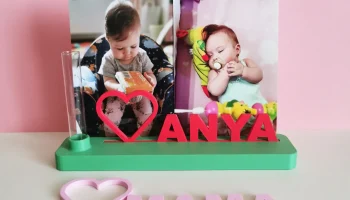 Подставка для фотографий и декор вазы...
