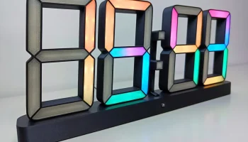 Светодиодные часы с подключением к Wi-Fi и питанием от WLED Светодиодные часы с подключением к Wi-Fi и питанием от WLED