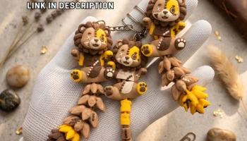 Симпатичный гибкий львенок Fluffy Tails - шарнирная игру... 1