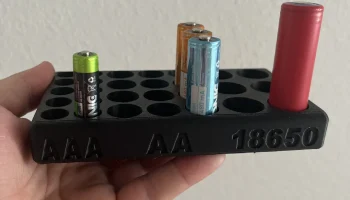 Batteryholder for 18650, AA and AAA