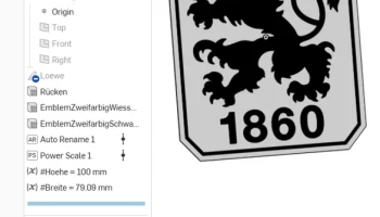 Vereinswappen TSV 1860 M&uuml;nchen / Эмблема TSV 1860 Мюнхен 2