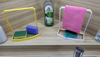 Полка для сушки кухонного полотенца и губки 6