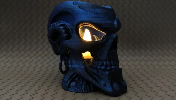 Terminator Skull - Светодиодный подсвечник для чая 5