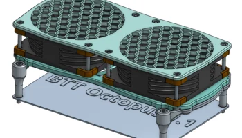 Магнитное крепление для вентилятора BTT Octopus 2 x 80 мм... 1