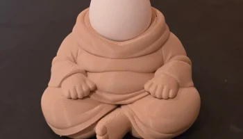 Подставка для яиц Chubby, медитирующего монаха, в японск...