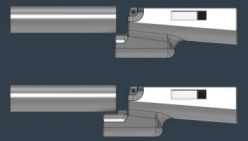 Воздушное оружие MP5 Фара Рукоятка для фонарей SureFire 3