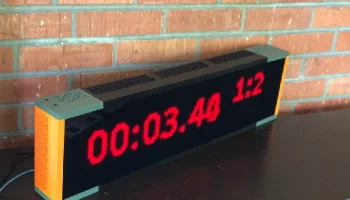 Матричные часы с RGB-подсветкой, таймер и секундомер 4