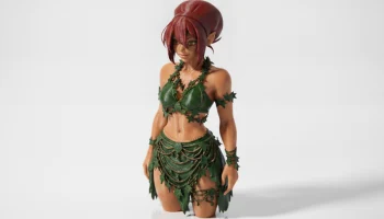 Фигурка девушки аниме, персонаж манги, 3D-печать