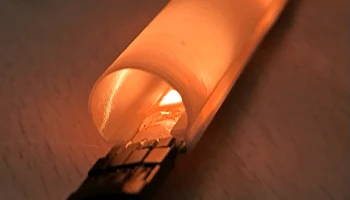 Спиральная ваза Светодиодный рассеиватель со световой пол...