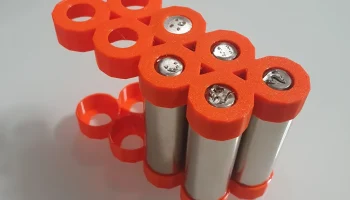 8x 18650 смещенный держатель батареи 1