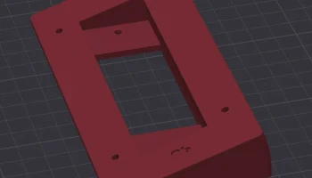 Угловое крепление для дверного звонка (видеодомофона)