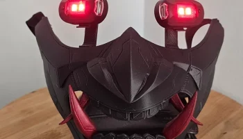 Светодиодная маска Oni Cyberpunk