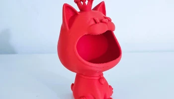 Фигурка кошки с открытым ртом для мелочей 1