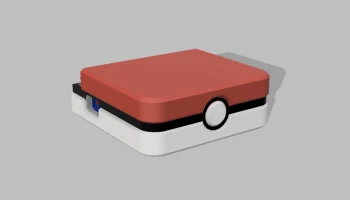Чехол Gameboy Advance SP с тематикой покебола v1.1 2
