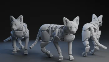 Механический кот