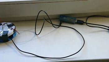 Подставка для ADSB-антенны из крышки банки.... 2