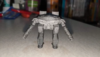 Низкополигональный мех королевского краба 2
