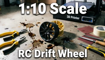 RC Drift Wheel Porsche масштаб 1:10