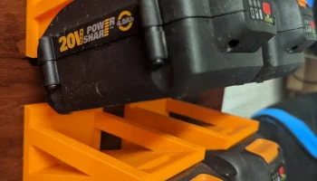 Держатель батареи Worx PowerShare 20 В - горизонтальный